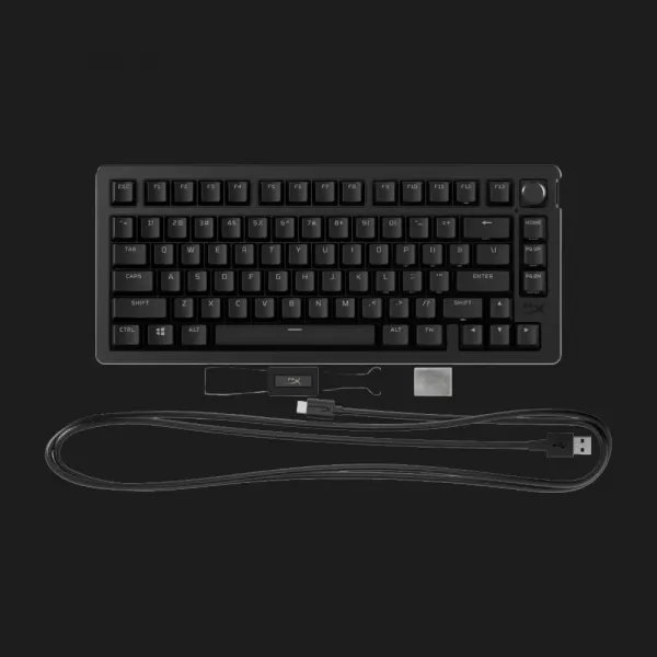 Клавіатура HyperX Alloy Rise 75 PBT HX Red USB (Black) (EU)