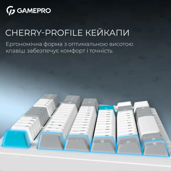 Клавіатура GamePro Asgard Ragnar (MK285WH) (White) (UA)
