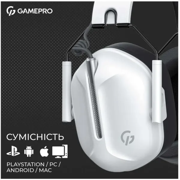 Гарнітура GamePro Genesis Hunter (White) (UA)