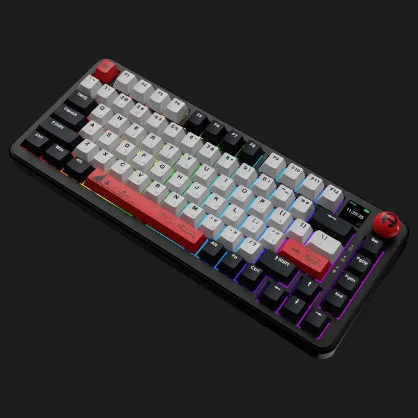 Клавіатура ігрова Ajazz AK820 MAX Avocado Switch (Black) (AK820MAX-AS-BG) (UA)