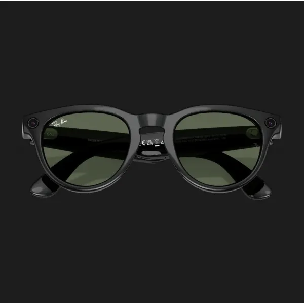 Смарт-окуляри Ray-Ban Meta Headliner (Gen 2) Low Bridge Fit (Shiny Black/G-15 Green) (RW4013F 601/71 51-23) (M)