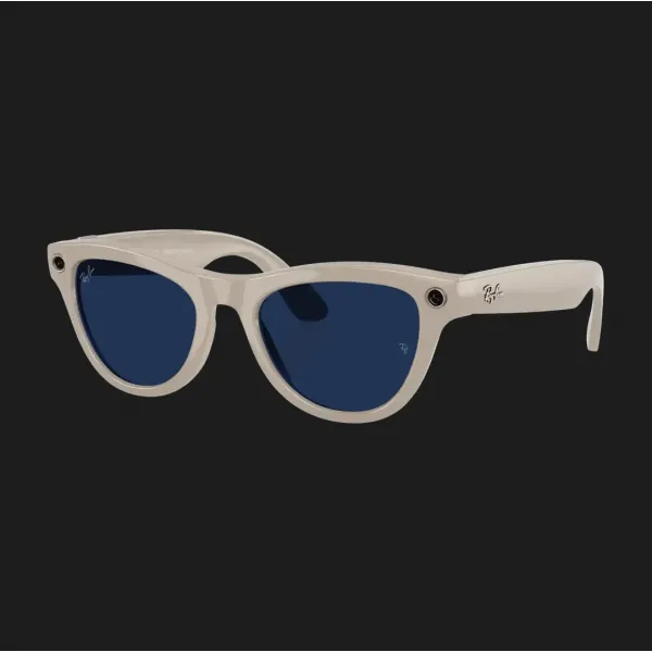 Смарт-окуляри Ray-Ban Meta Skyler (Shiny Chalky Gray/Clear Sapphire Transitions) (RW4010 6700MF 52-20) (M)