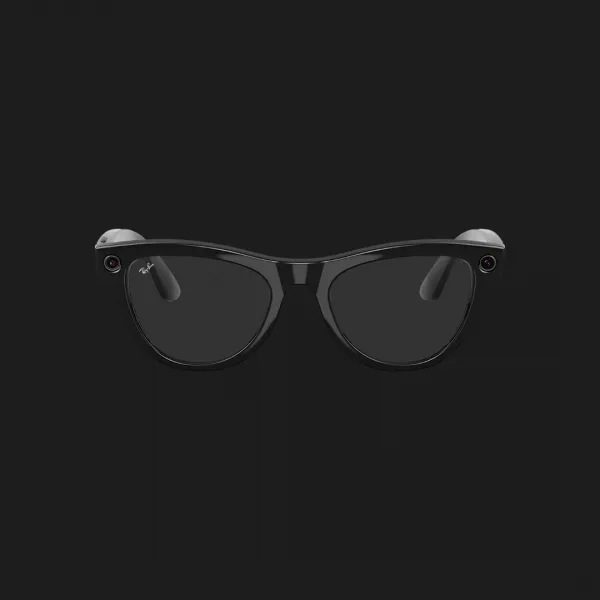 Смарт-окуляри Ray-Ban Meta Skyler (Gen 2) (Shiny Black/Clear to Amethyst Transitions) (RW4014 601/CH 52-20) (M)