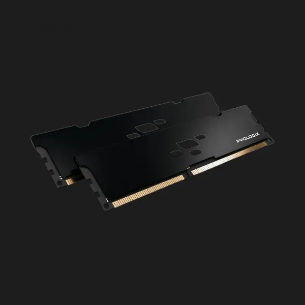 Оперативна памʼять Prologix Black DDR5 32GB 2x16GB 6000MHz (PRO32GB6000B5K)