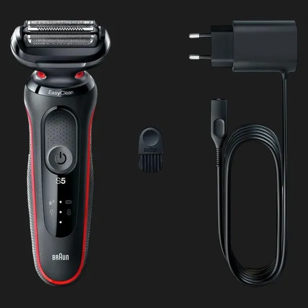 Електрична бритва BRAUN Series 5 Wet&Dry (51-R1000s) (Black/Red)