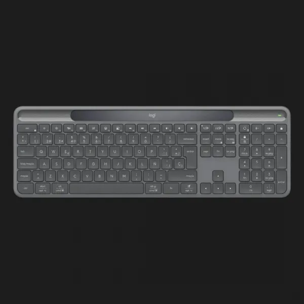 Клавiатура бездротова Logitech Slim Solar+ (Graphite) (UA)