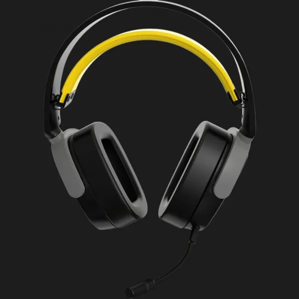 Гарнітура Ajazz AHM09 MAX (Black/Gray/Yellow) (UA)