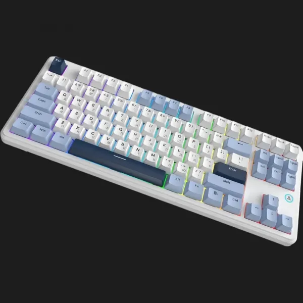 Клавіатура Ajazz AK870 V2 Flying Fish Switches (White) (UA)