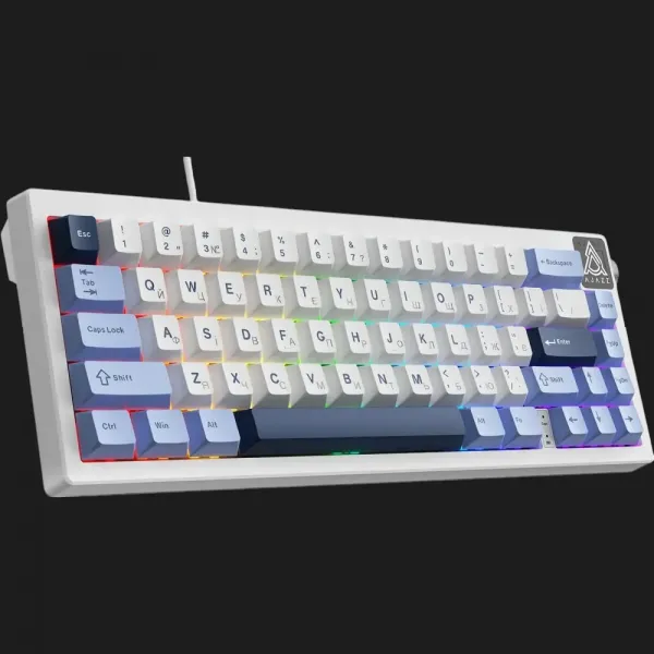 Клавіатура Ajazz AK650 Sea Salt switches (Blue/White/Blue) (UA)