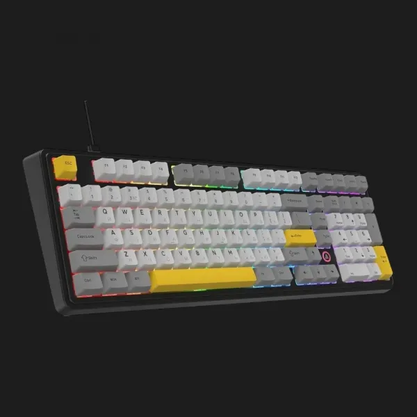 Клавіатура Ajazz AK980 MAX Magnetic Switch (Black/Gray/Yellow) (UA)