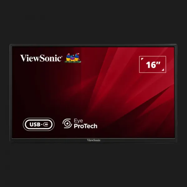 Монітор портативний ViewSonic 15.6" IPS 60Hz VA1650