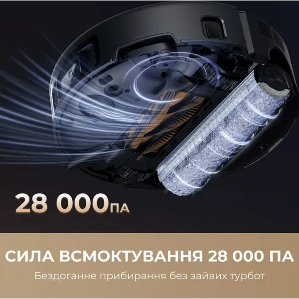 Робот-пилосос Mova Z60 Ultra Roller Complete (Black)