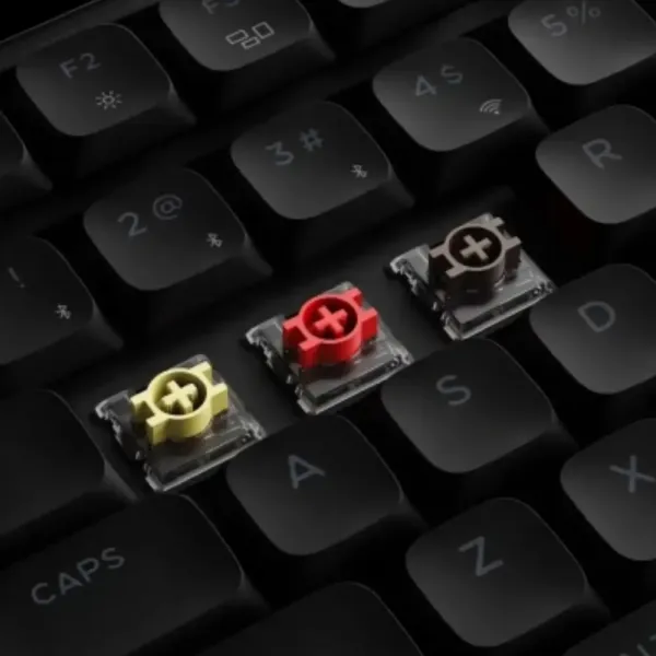 Ігрова клавіатура Keychron J1 82 Key RGB K Pro Banana (Black) (J1-H4-UA)