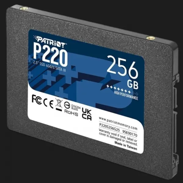 Накопичувач SSD Patriot P220 256GB SATA (P220S256G25)