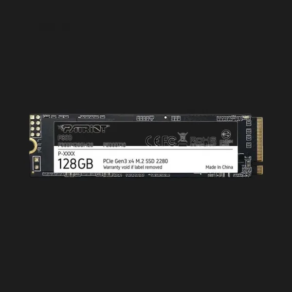 Накопичувач SSD Patriot P300 128GB NVMe PCIe 3.0 (P300P128GM28)