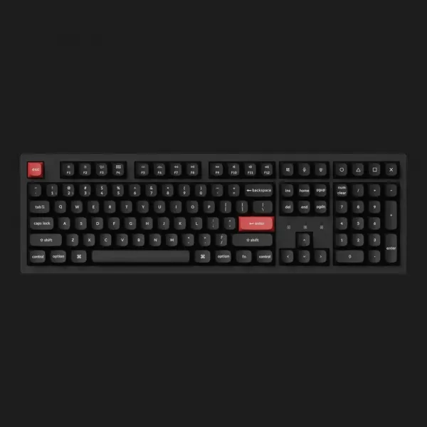 Ігрова клавіатура Keychron K17 Pro 103 Key RGB Hot-swap Gateron MX 2.0 Brown (Black) (K17P-H3-UA)