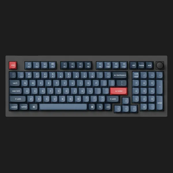 Ігрова клавіатура Keychron V5 Max 100 Key RGB Hot-Swap Gateron Jupiter Banana (Black) (V5M-D4-UA)
