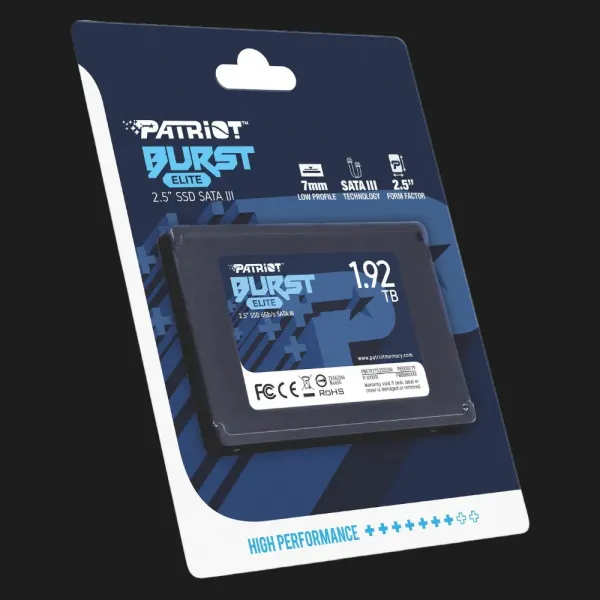 Накопичувач SSD Patriot Burst Elite 1.92TB SATA (PBE192TS25SSDR)