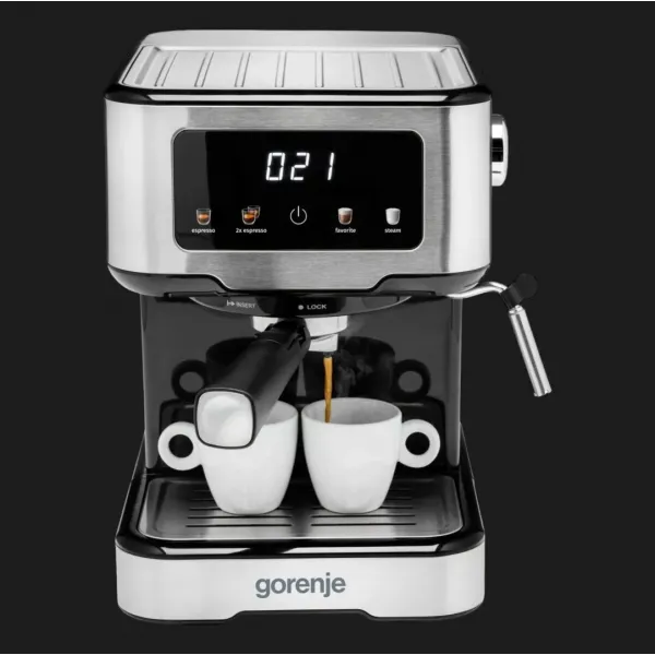 Кавоварка ріжкова Gorenje ESCM15CD (Silver/Black)