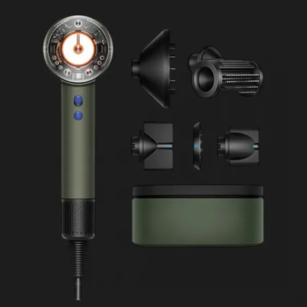 Фен для волосся Dyson Supersonic HD16 Nural Straight+Wavy (Khaki)