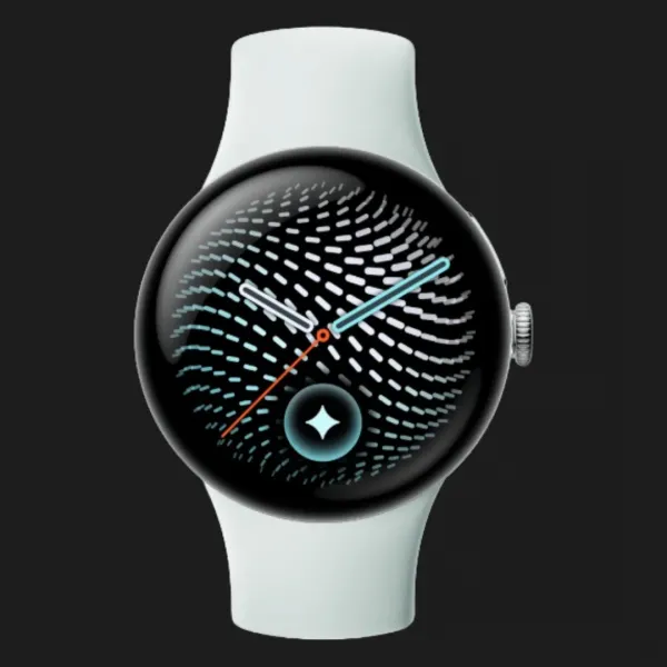 Смарт-годинник Google Pixel Watch 5 41mm Wi-Fi Polished Silver Aluminum Case / Fog Active Band