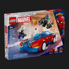 Конструктор LEGO Super Heroes Автомобіль для перегонів Людини-Павука й Зелений Гоблін з отрутою Венома (76279)