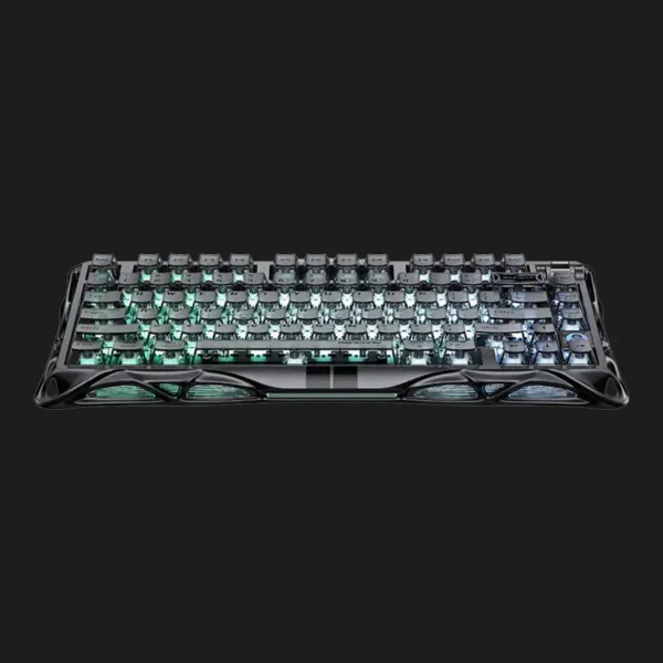 Ігрова клавіатура магнітна GravaStar Mercury V75 80keys Magnetic Jade Pro 8K USB-A RGB Stealth (Black) (GSV75_XTAL_BLK)