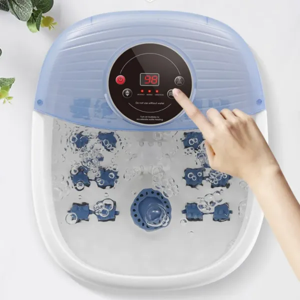 Масажер для ніг з підігрівом NAIPO BLUE (MASSAGER FOOT SPA)
