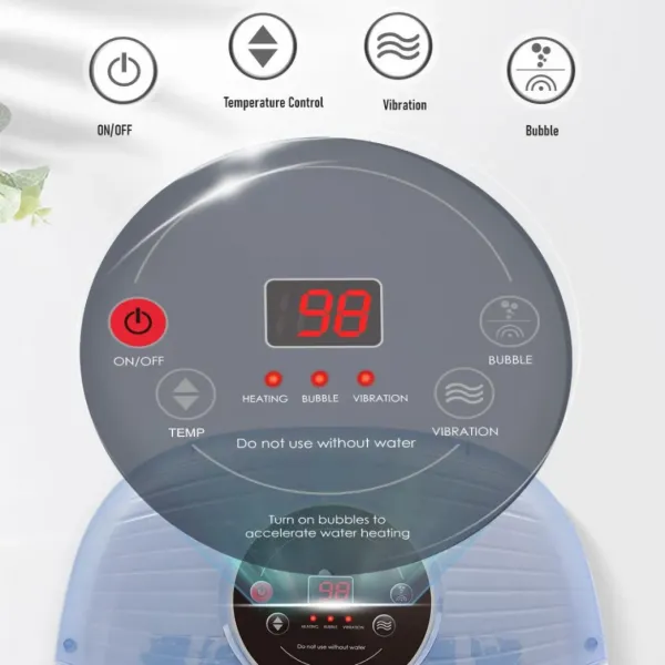Масажер для ніг з підігрівом NAIPO BLUE (MASSAGER FOOT SPA)
