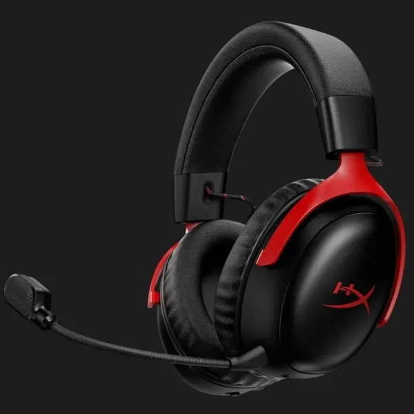 Ігрова гарнітура HyperX Cloud III S Wireless (Black/Red) (UA)