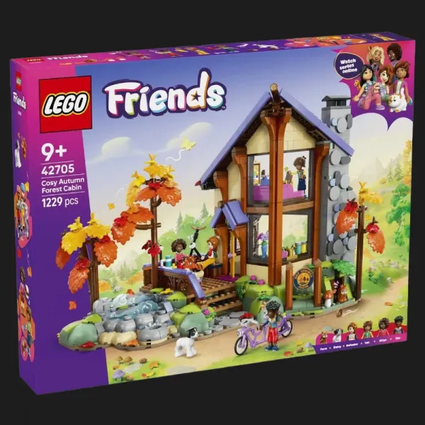Конструктор LEGO Friends Затишний лісовий будиночок для осіннього відпочинку (42705)