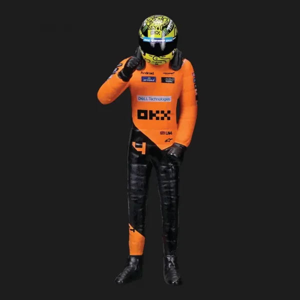 Автомодель із фігуркою Bburago Race — McLaren MCL38 в асортименті (1:24) (18-28040)