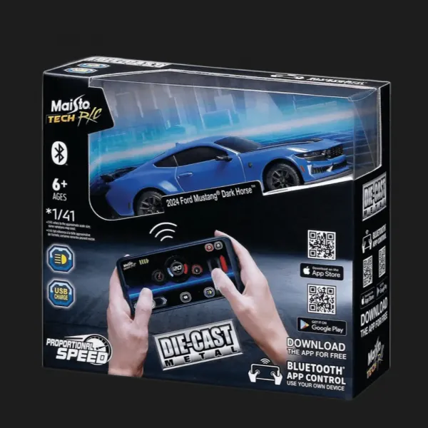 Автомобіль на дистанційному керуванні Maisto Tech — Ford Mustang Dark Horse, 1:41 (82651 (24923)) (Blue)
