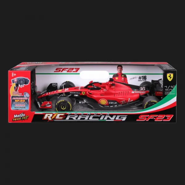 Автомобіль на р/к Maisto Tech — Formula RC SF-23, #16 Charles Leclerc, 1:10 (82771) (Red)