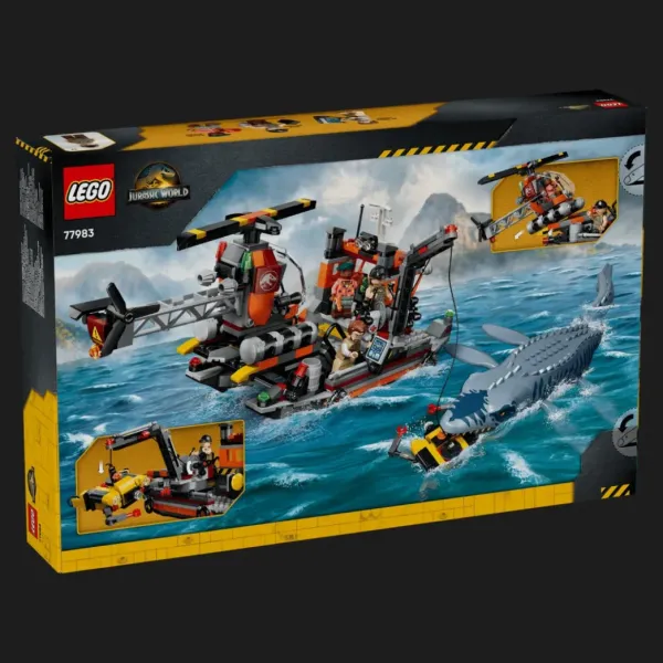 Конструктор LEGO Jurassic World Напад мозазавра на човен (77983)