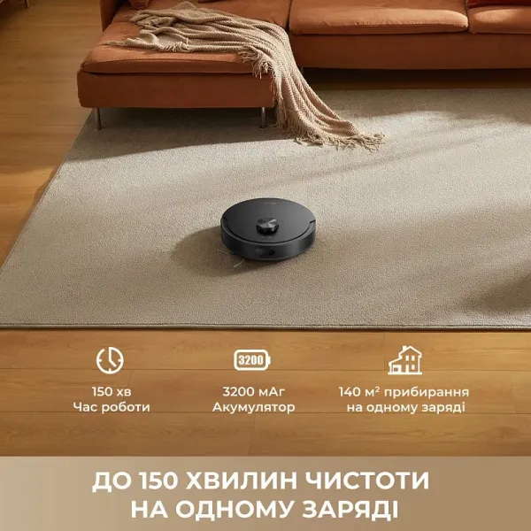 Робот-пилосос Dreame Bot F20 Plus (Black)