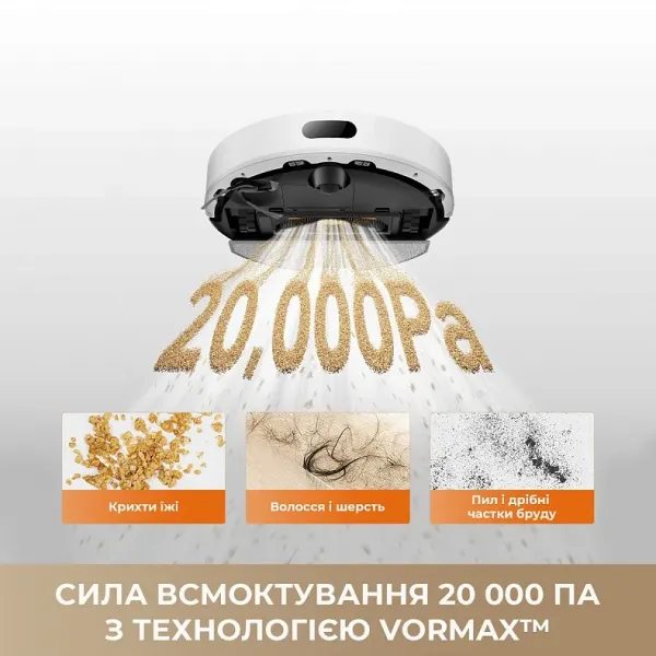 Робот-пилосос Dreame Bot F20 Plus (White)