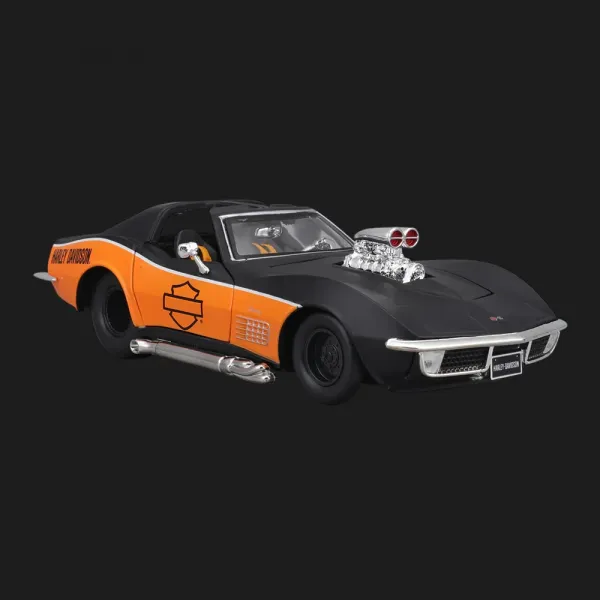Машинка Maisto Harley-Davidson Custom1970 Chevrolet Corvette (1:24) (32160/32193)