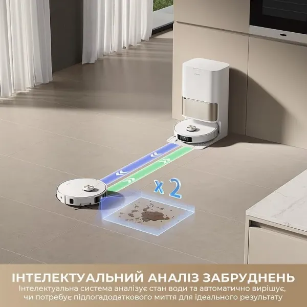 Робот-пилосос Dreame L50s Pro Ultra (White)