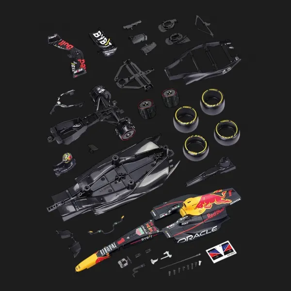 Авто-конструктор Bburago — Oracle Red Bull Racing RB19 в асортименті (1:24) (18-28507)