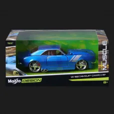 Автомодель Maisto 1968 Chevrolet Camaro Z/28, 1:24 (32508 blue)