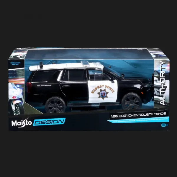 Автомодель Maisto 2021 Chevrolet Tahoe, 1:26 (32548 black)