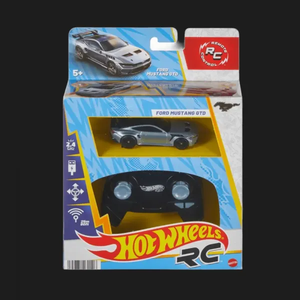 Машина на р/к Hot Wheels — Ford Mustang GTD (JBH04) (Silver)