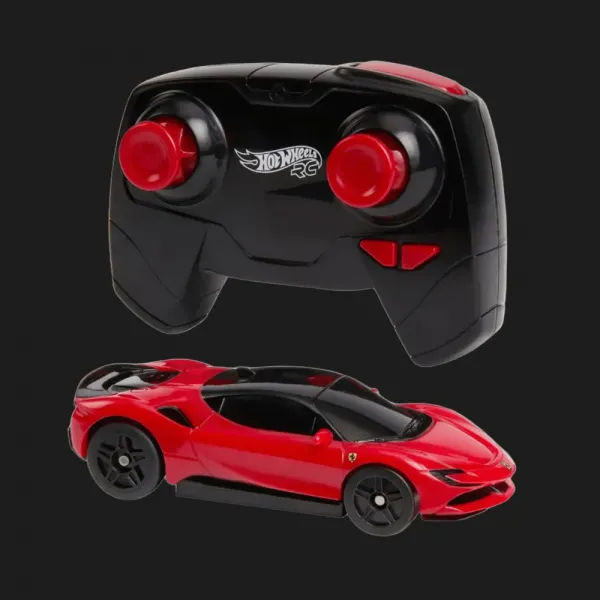 Машина на р/к Hot Wheels — Ferrari SF90 Stradale Assetto Fiorano (JGD09) (Red)