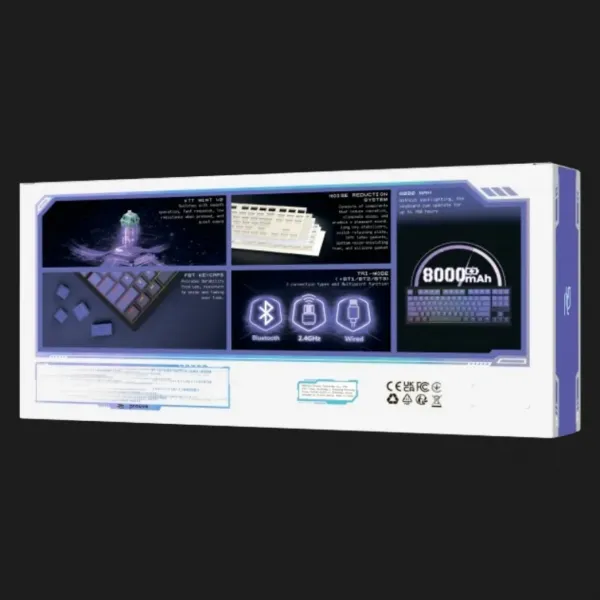 Клавіатура бездротова Proove Gaming Rampage gradient (Purple/Black) (WKRM00022418)