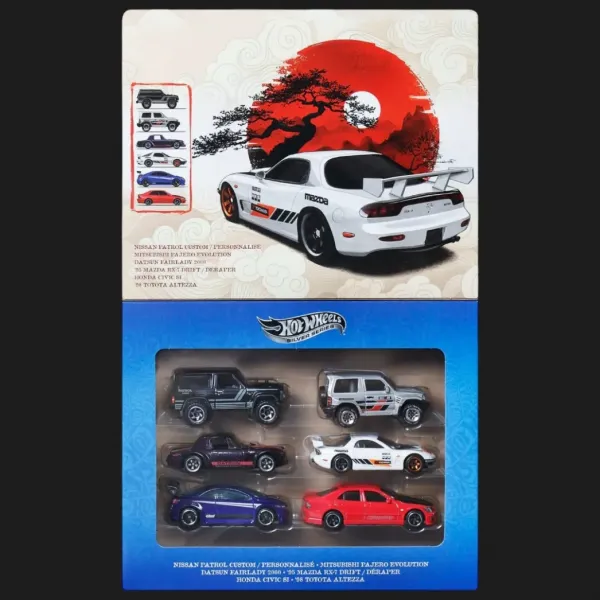 Тематичний набір машинок Mattel Hot Wheels Дорогами Японії (JLB23)