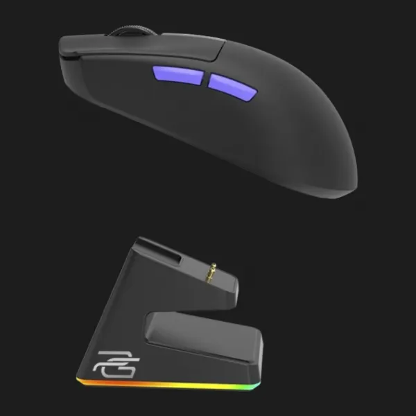 Бездротова ігрова миша Proove Gaming Jester 8K with Charging Dock (Black/Purple) (WMJSCD022016)