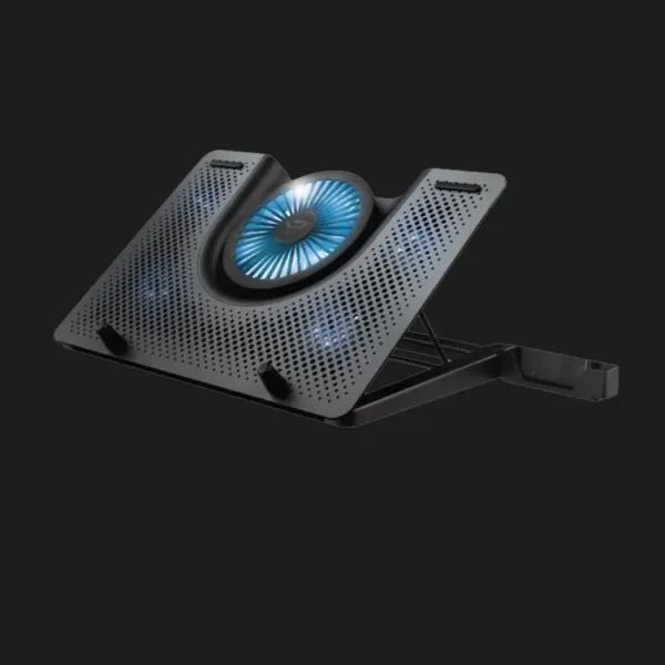 Підставка для ноутбука Trust GXT 1125 Quno 17.3" BLUE LED (Black)