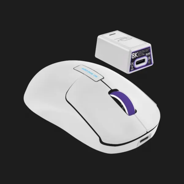 Бездротова ігрова миша Proove Gaming RC Raider 8K (White/Purple) (WMRR00122017)