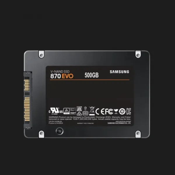 SSD накопичувач Samsung 870 EVO 500GB SATA (MZ-77E500B/EU)